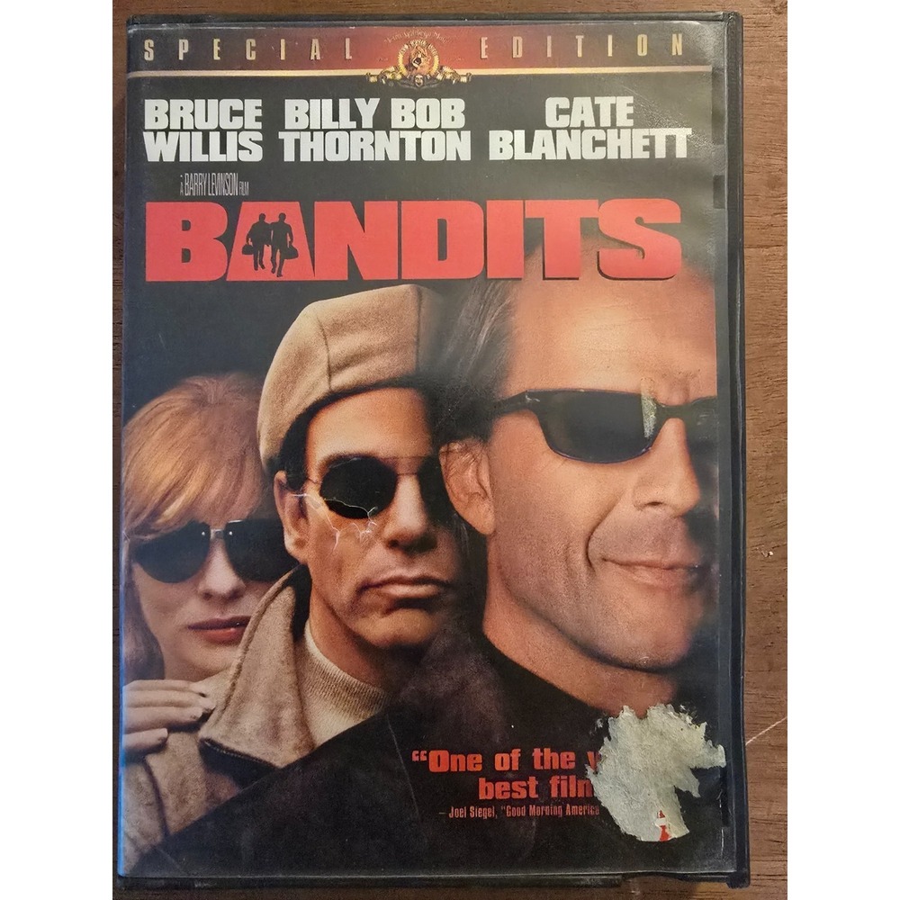 Bandits (DVD, 2001), Willis, Thornton, Blanchett, Acceptable Cond‎